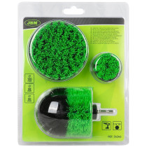 3-OS. PUHASTUSHARJADE KOMPLEKT "POLYPRO" 50/88/100MM, TRELLI OTSA JBM