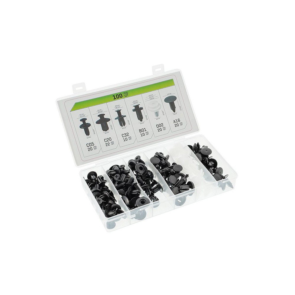 100-OS. TÜÜBLITE KOMPLEKT UNIVERSAAL CARMOTION