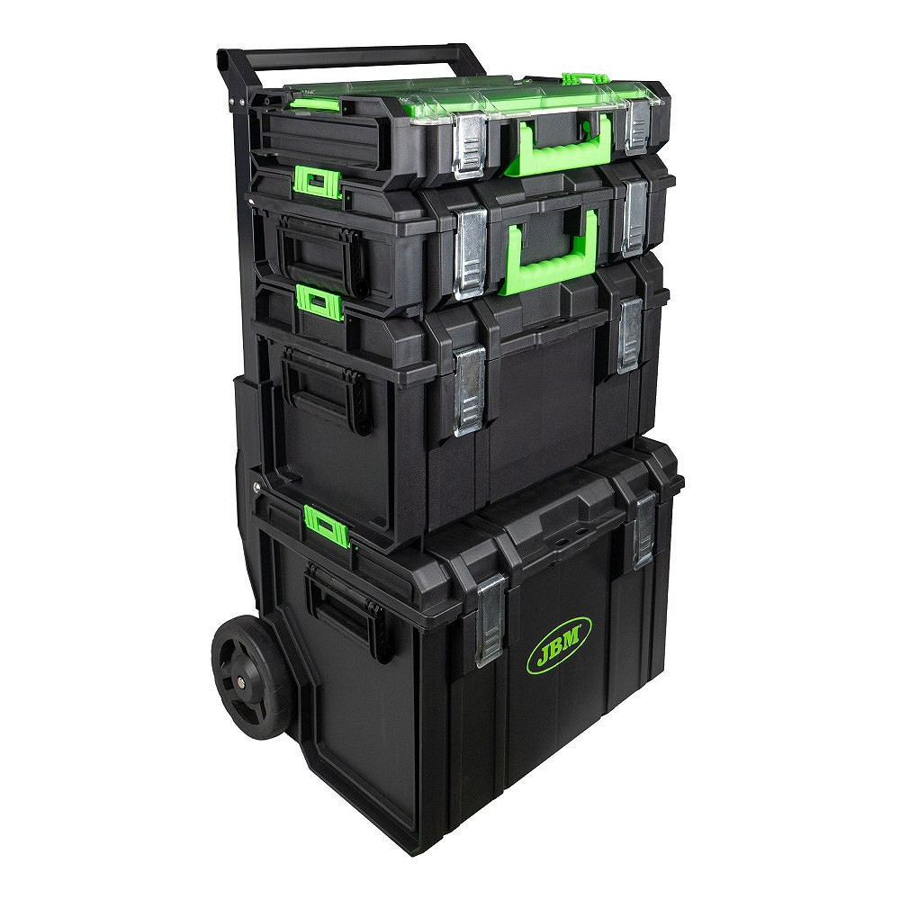 4-MOODULIGA TÖÖRIISTAKOHVER-KAST "COMBO" RATASTEL, L550XH970XS450MM JBM*