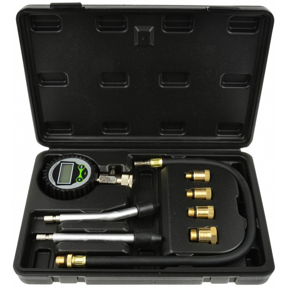 DIGITAALNE BENSIINIMOOTORI KOMPRESSIOONI MÕÕTJA KOMPLEKT GEKO