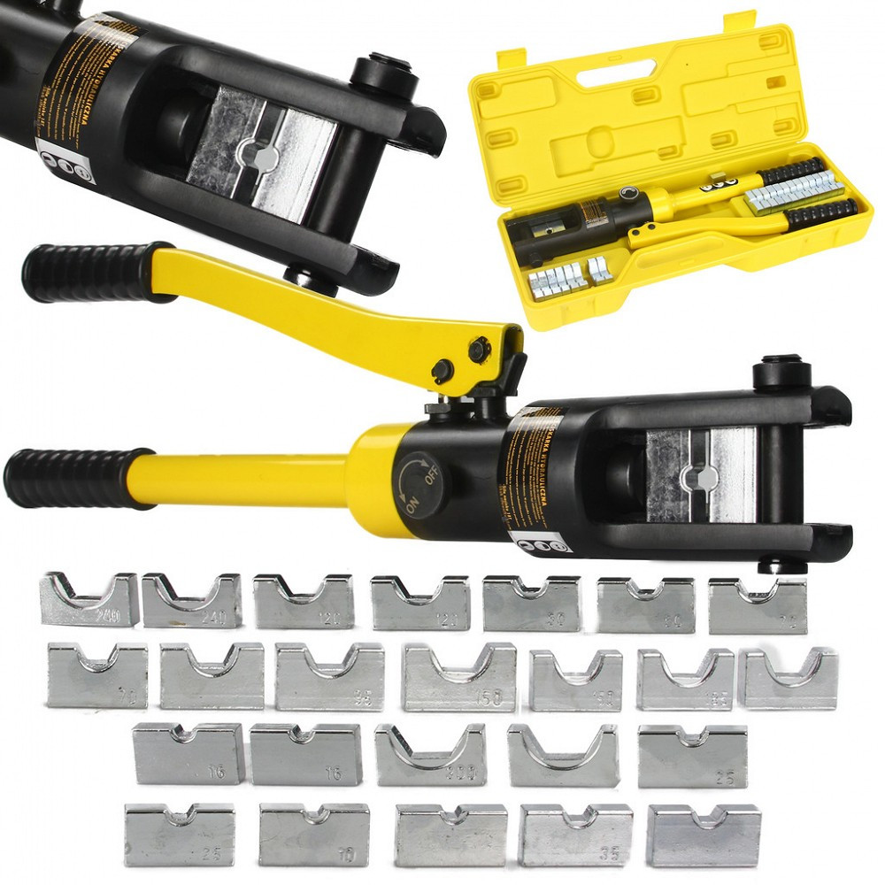 15-OS. HÜDRAULILINE KAABLIKINGADE PRESS 18T + ADAPTERID MTX