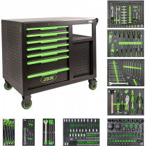 331-OS. TÖÖRIISTAKÄRU/LAUD TÖÖRIISTADEGA, INOX, PERFO JBM*