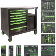 331-OS. TÖÖRIISTAKÄRU/LAUD TÖÖRIISTADEGA, INOX, PERFO JBM*