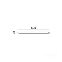 230V PIRN/ELEMENT LED T8 G2 9W 1440LM NEUTRAALVALGE 4000K 600MM PREMIUM KOBI