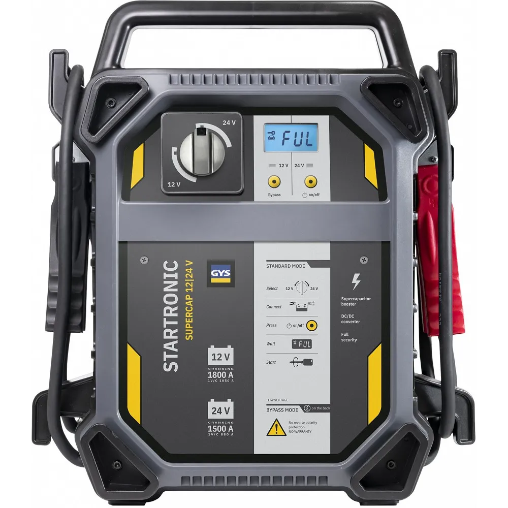 KÄIVITUSABI STARTRONIC SUPERCAP BOOSTER 12V/24V (KONDENSAATOR) GYS