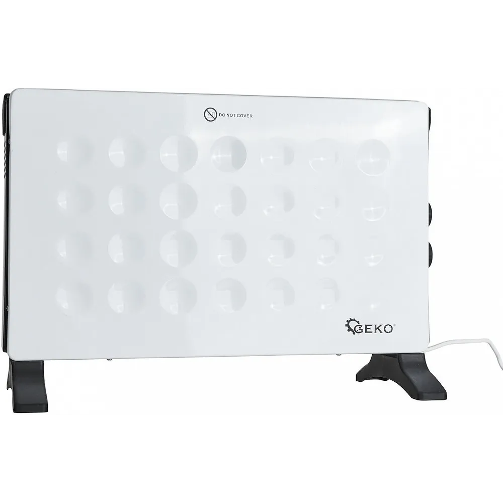 ELEKTRILINE KONVEKTOR RADIAATOR TERMOSTAADIGA 2000W 230V VALGE GEKO