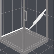 K2 SILO SANITARY SILICONE GREY SANITAARSILIKOON HALL 300ML/PADRUN