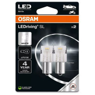 12V BA15S LED PIRN 1,4W P21W VALGE 6000K LEDRIVING SL BLISTER 2TK OSRAM