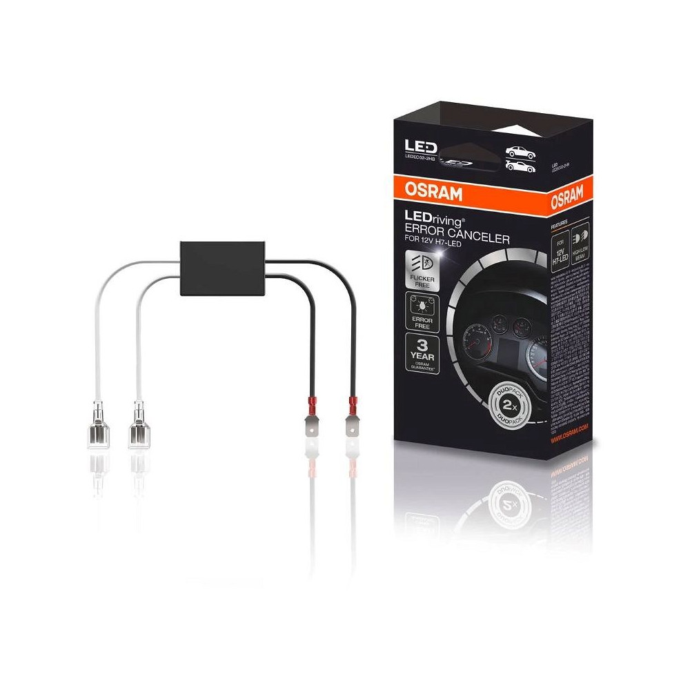 LED PIRNI CANBUS-TAKISTI 12V H7 2TK OSRAM