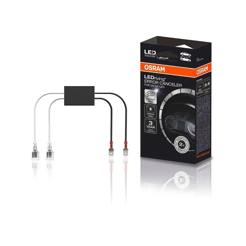 LED PIRNI CANBUS-TAKISTI 12V H7 2TK OSRAM