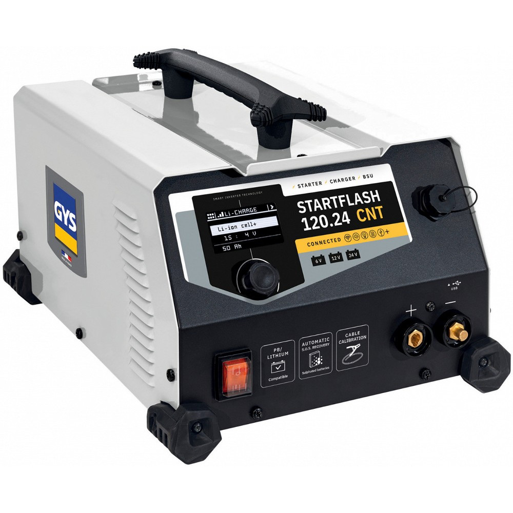 AKULAADIJA-KÄIVITUSABI STARTFLASH 120.24 CNT 20-1200AH GYS