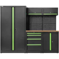 TÖÖKOJA TÖÖKOHA 13-MOODULIT MDF LAUD 2410X620X1950MM JBM*