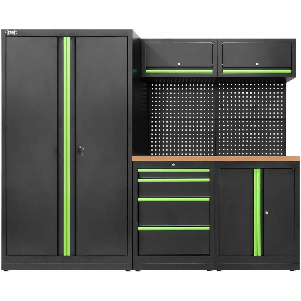 TÖÖKOJA TÖÖKOHA 13-MOODULIT MDF LAUD 2410X620X1950MM JBM*