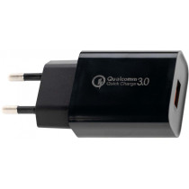 18W KIIRLAADIJA "QUALCOMM QUICK CHARGE 3.0" 230V-9V/2A JBM*