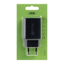 18W KIIRLAADIJA "QUALCOMM QUICK CHARGE 3.0" 230V-9V/2A JBM*