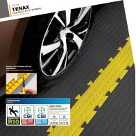 TÖÖKOJA PÕRANDAKATTE/PÕRANDAMOODULI KOLLANE RIBA, 500X120MM ARTPLAST