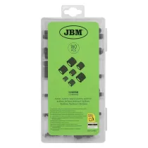 160-OS. MEETERKEERMEGA STOPPERKRUVIDE/KORKIDE KOMPLEKT 3-12MM JBM*