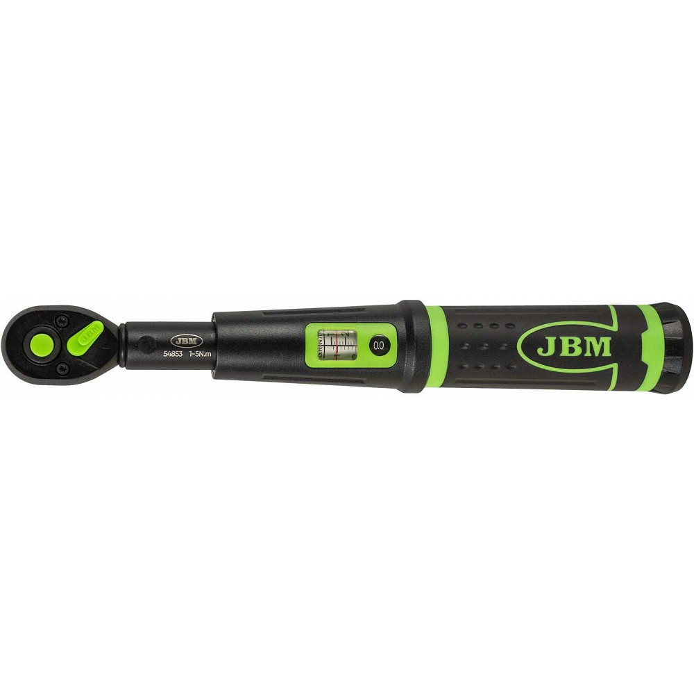 1/4" MOMENTVÕTI 1-5NM, 72H KLAASAKNAGA, 245MM, MUST JBM