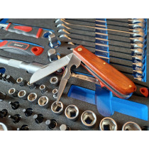 123-OS. 1/2"+1/4" TÖÖRIISTAKOMPLEKT 4-32MM PREMIUM FOAM TRIUMF*