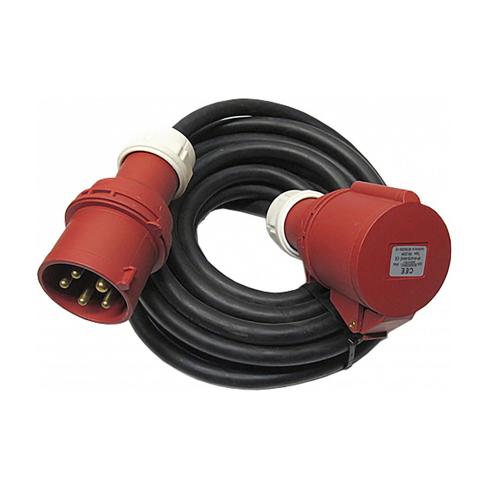 RULLIS PIKENDUSJUHE 400V/20M 5X2,5MM2 KUMMIKATTEGA