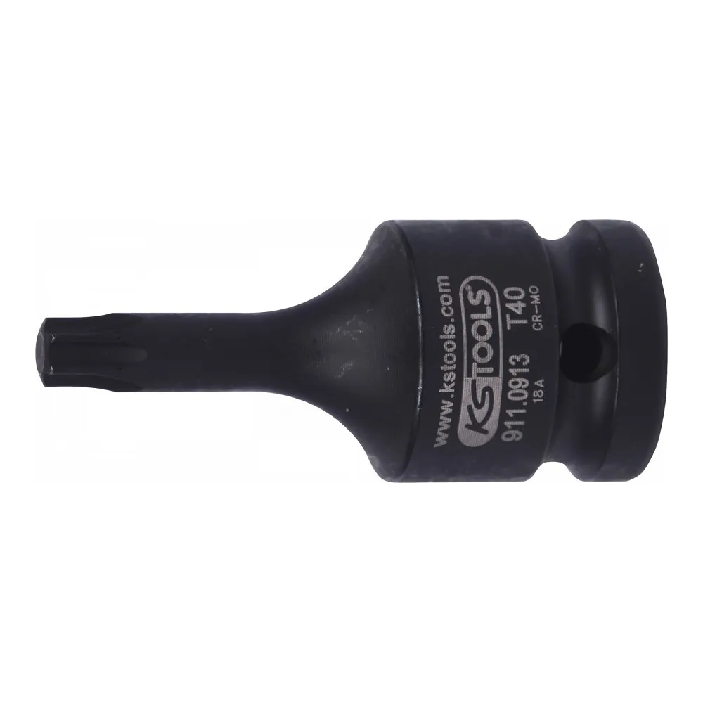 1/2" TORX LÖÖKOTSIK T40, 60MM KS TOOLS