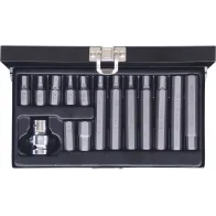 15-OS. 10MM(3/8") KUUSKANTOTSIKUTE KOMPLEKT PIKK/LÜHIKE KS TOOLS