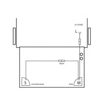 5502200H TAGALUUGI PÕRANDAPLAADI VILKURTULEDE KOMPLEKT DHOLLANDIA 24V LED 80X80MM