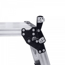 KOKKUPANDAV TÖÖPLATVORM ALUMIINIUMIST 140X30CM KÕRGUS 80CM JBM