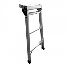 KOKKUPANDAV TÖÖPLATVORM ALUMIINIUMIST 140X30CM KÕRGUS 80CM JBM