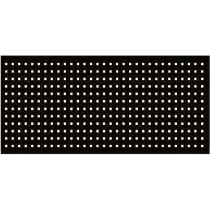 PERFOSEIN "M-MIDDLE" 1500X600MM TUGEVDUSEGA, MUST PERFO -10X10MM/28MM JBM*