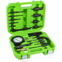 DIISELMOOTORI KOMPRESSIOONI MÕÕTJA + ADAPTERID (VEOKID/TRAKTOR) MAX 70BAR JBM*