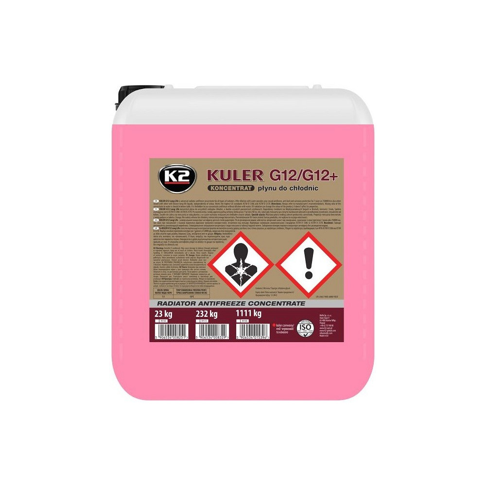 K2 KULER PUNANE LL G12/G12+ JAHUTUSVEDELIK KONTS 20L