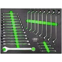 25-OS. SILMUS-SILMUSVÕTMETE, SILMUS-LEHTVÕTMETE KOMPLEKT 6-22MM PU-PANEELIS JBM