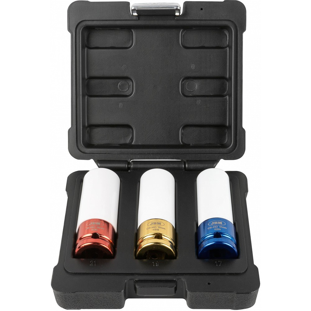 3-OS. VALUVELJE LÖÖKPADRUNITE KOMPLEKT 17/19/21MM 1/2" JBM