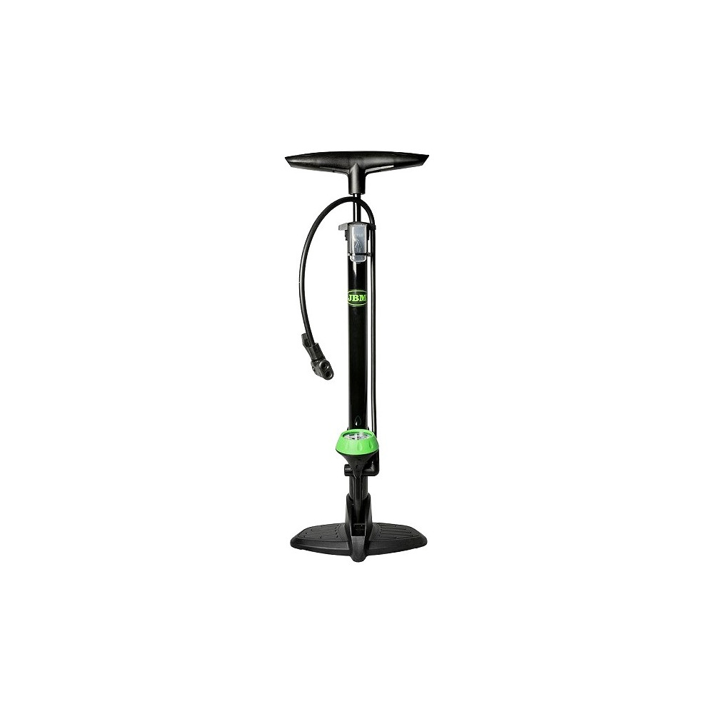 ALUMINIUM KÄSIPUMP MANOMEETRIGA 0-11BAR "HD BIKE", 530MM JBM