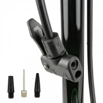 ALUMINIUM KÄSIPUMP MANOMEETRIGA 0-11BAR "HD BIKE", 530MM JBM