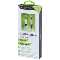 AUDIOJUHE 3,5MM AUX PISTIKUTEGA 300CM CARMOTION