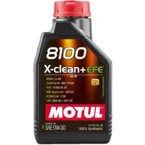 MOTUL 8100 X-CLEAN+ EFE 0W30 C3 1L