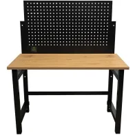 KOKKUPANDAV TÖÖLAUD PERFOSEINAGA 1200X640MM, H1440MM, KANDEJÕUD 150KG JBM