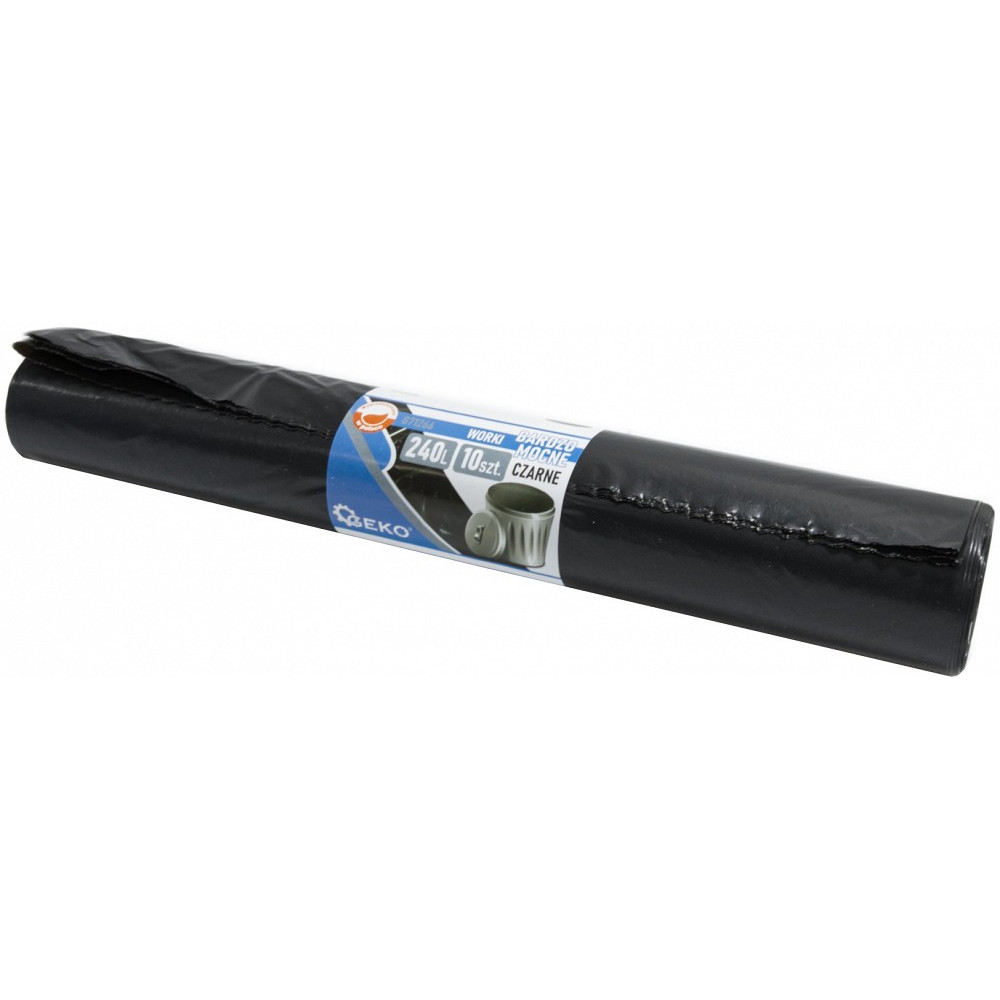 PRÜGIKOTID (PRÜGIKOTT) 240L/10TK 900X1400MM, 40MIC MUST GEKO