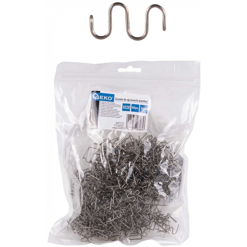 ARMEERIMISKLAMBER 0,8MM RS28/W15MM 500TK GEKO