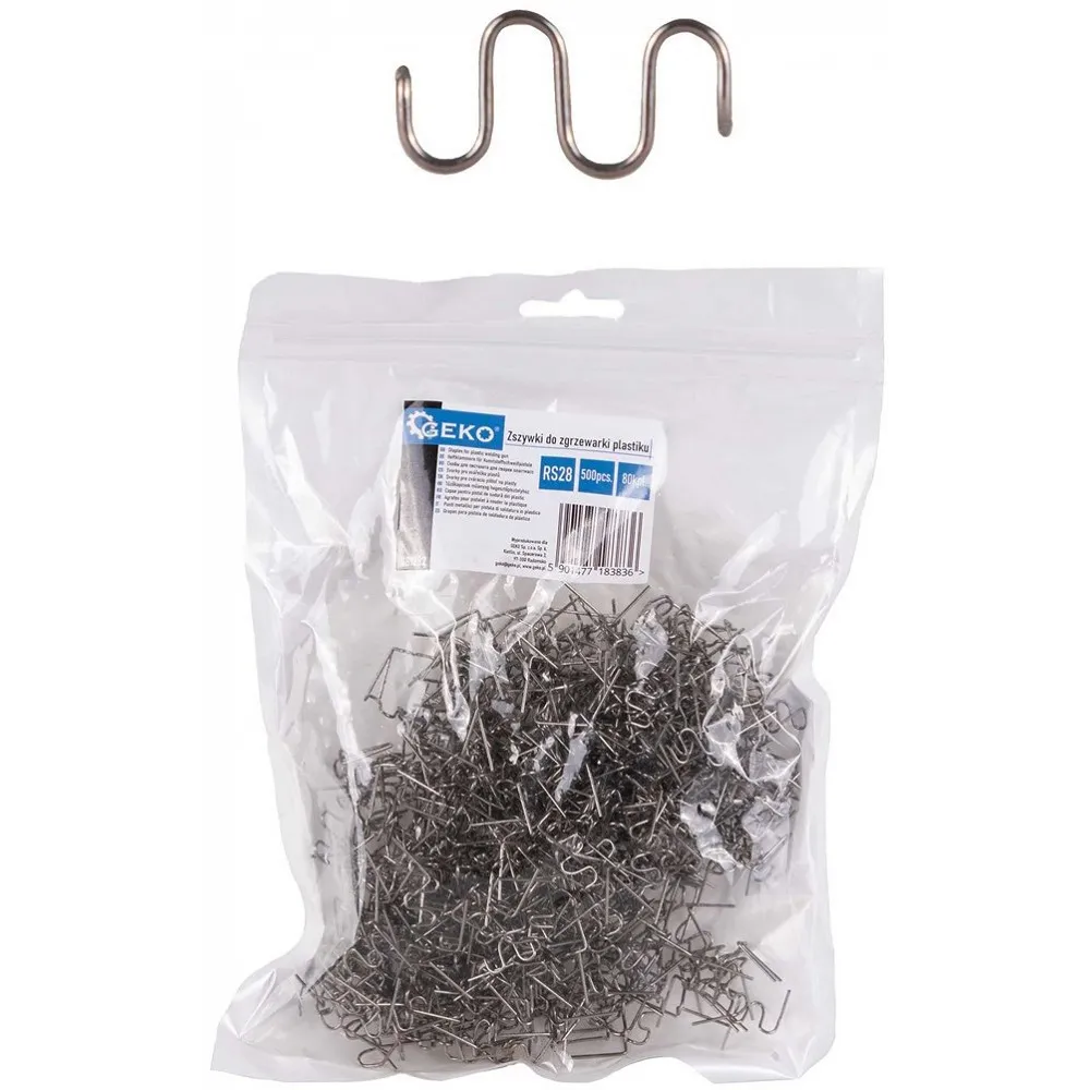 ARMEERIMISKLAMBER 0,8MM RS28/W15MM 500TK GEKO