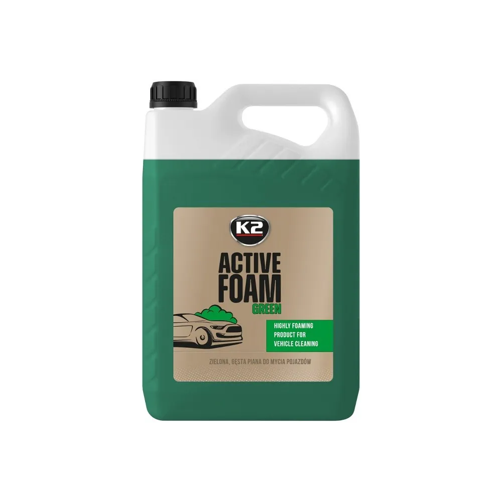K2 ACTIVE FOAM GREEN KONTSENTREERITUD PUHASTUSVAHT/AKTIIVVAHT 5L