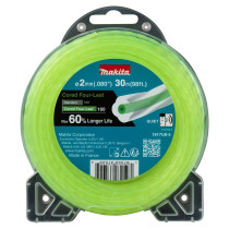 TRIMMERIJÕHV 2,0X30M, SÜDAMIKUGA RISTIKHEINAKUJULISE LÕIKEPINNAGA MAKITA