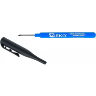 MARKERPLIIATS SÜGAVATELE AVADELE 150MM, MUST GEKO