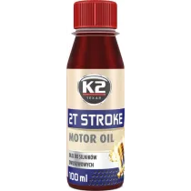 K2 2T STROKE OIL 2T MOOTORIÕLI PUNANE 100ML (POOLSÜNT.)