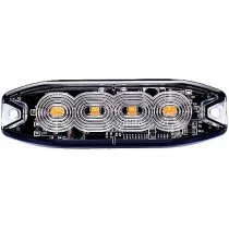 STROBO VILKUR KOLLANE 4-LED 12/24V, MADAL 98X30X8MM
