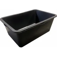 SEGUVANN KANDILINE 90L KÄETUGEDEGA PLAST MUST 763X510X305MM