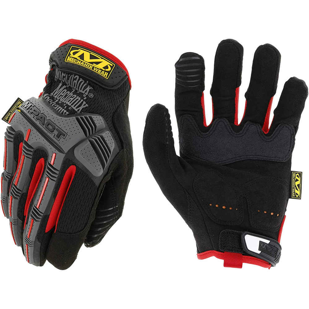 Перчатки Mechanix M-Pact® 52 чёрный/kрасный S