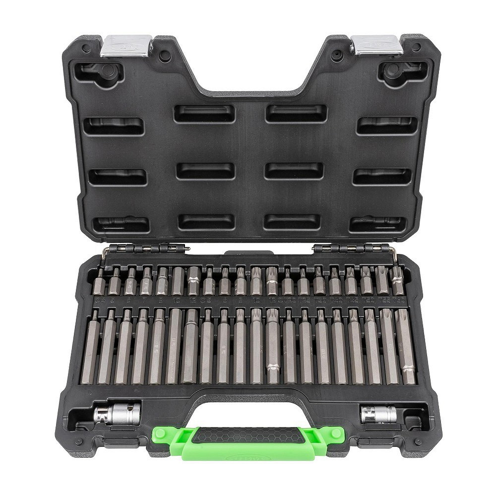 42-OS. 10MM(3/8") TORX, KUUSKANT, 12-TÄHIK OTSIKUTE KOMPLEKT (AVAGA) JBM*